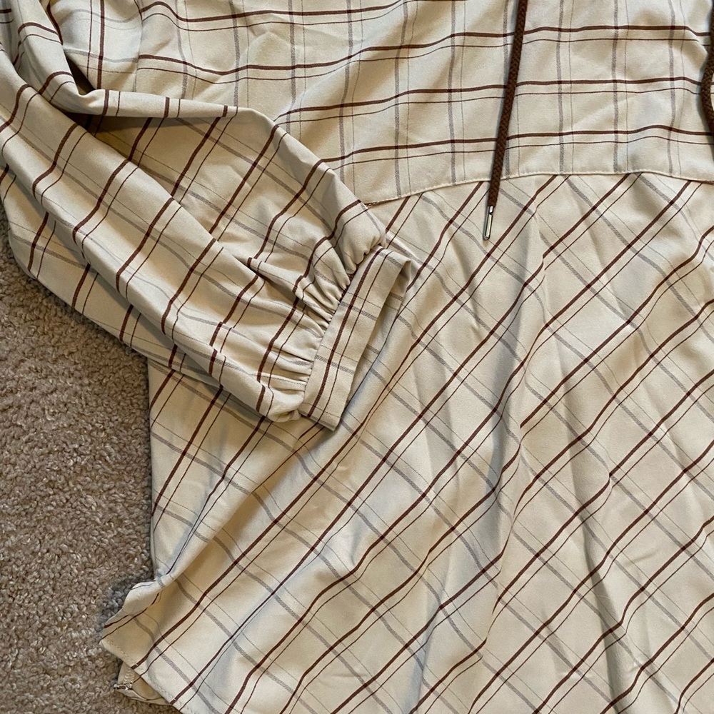 Plaid Lightweight Pullover Jacket - image 3